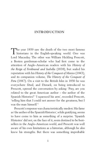 William H. Prescott's History of the Conquest of Mexico