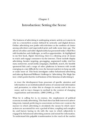 The Mood of Information: A Critique of Online Behavioural Advertising