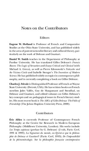 Gilles Deleuze: Image and Text