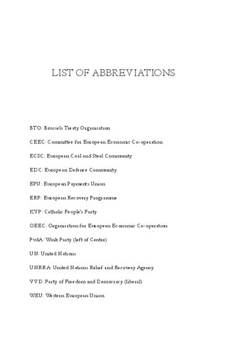 From Neutrality to Commitment: Dutch Foreign Policy, NATO and European Integration