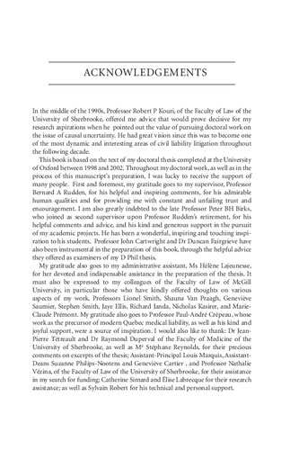 Uncertain Causation in Medical Liability