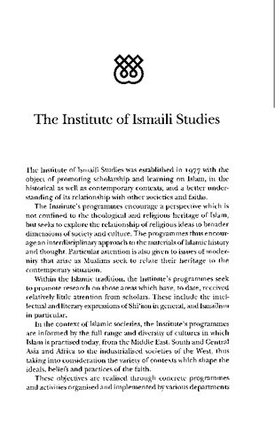 Nasir Khusraw, the Ruby of Badakhshan: A Portrait of the Persian Poet, Traveller and Philosopher