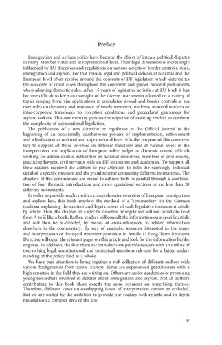 EU Immigration and Asylum Law: A Commentary