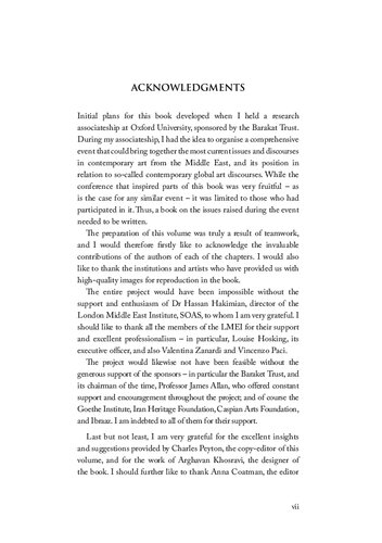 Contemporary Art from the Middle East: Regional Interactions with Global Art Discourses