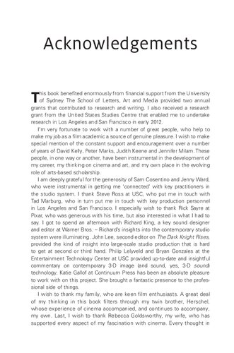 The Orientation of Future Cinema: Technology, Aesthetics, Spectacle