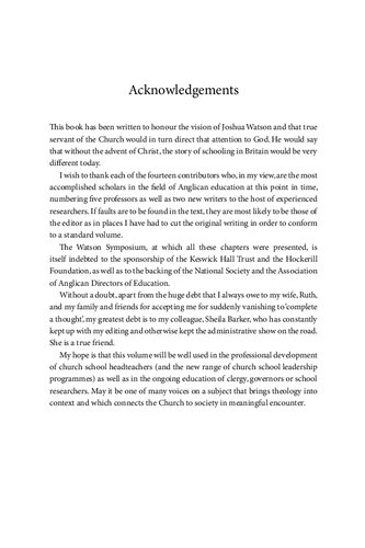 Anglican Church School Education: Moving Beyond the First Two Hundred Years