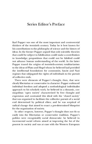 Karl Popper Volume 14: Major Conservative and Libertarian Thinkers