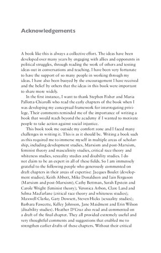 Undoing Privilege: unearned advantage in a divided world