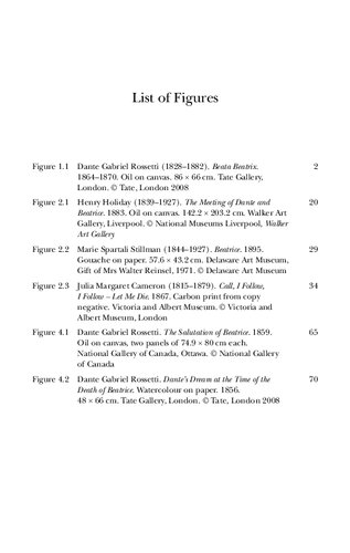 A Victorian Muse: The Afterlife of Dante’s Beatrice in Nineteenth-Century Literature