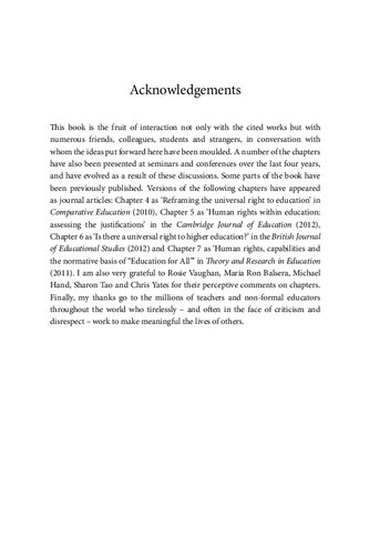 Education as a Human Right: Principles for a Universal Entitlement to Learning