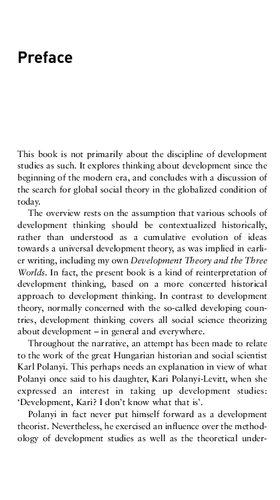 Thinking About Development: Development Matters