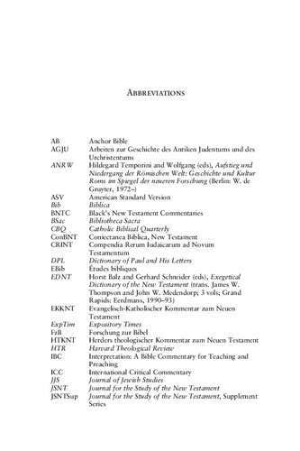 The Heavenlies in Ephesians: A Lexical, Exegetical, and Conceptual Analysis