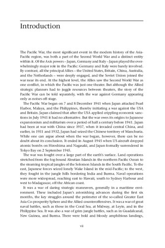 The Second World War (1): The Pacific