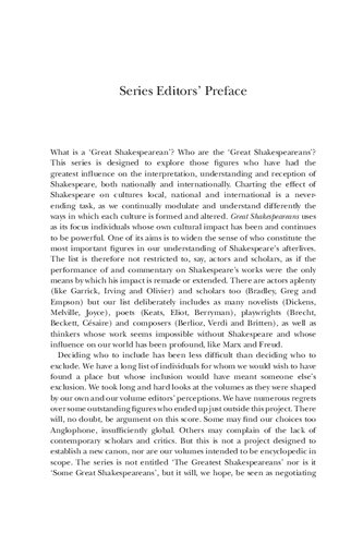 Berlioz, Verdi, Wagner, Britten: Great Shakespeareans: Volume XI