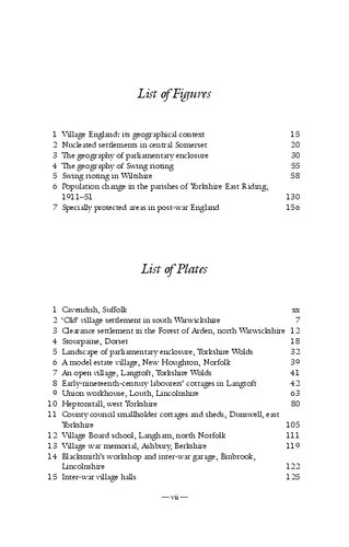 Village England: A Social History of the Countryside