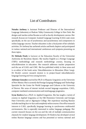 Online Teaching and Learning: Sociocultural Perspectives