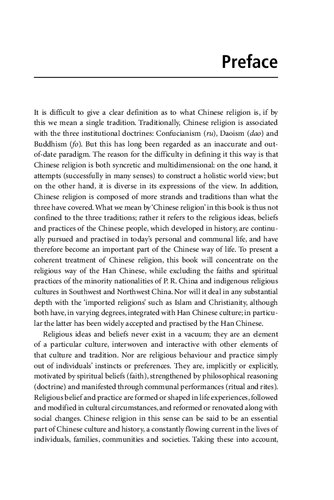 Chinese Religion: A Contextual Approach