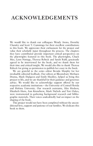 Modern American Drama: Playwriting 2000–2009: Voices, Documents, New Interpretations