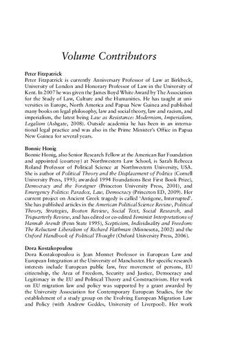 A Right to Inclusion and Exclusion?: Normative Fault Lines of the EU's Area of Freedom, Security and Justice