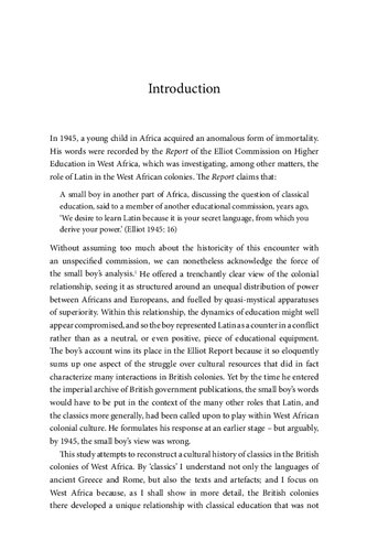 ‘Your Secret Language’: Classics in the British Colonies of West Africa