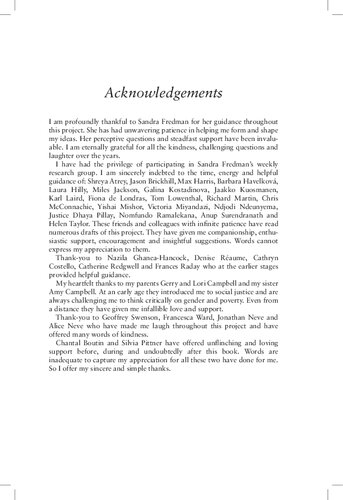 Women, Poverty, Equality: The Role of CEDAW