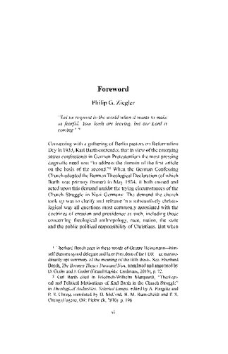 Christ, Justice and Peace: Toward a Theology of the State in Dialogue with the Barmen Declaration