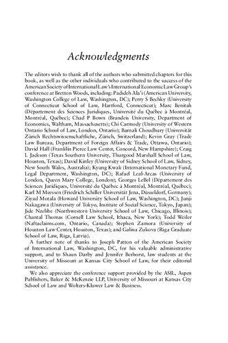 International Economic Law: The State and Future of the Discipline