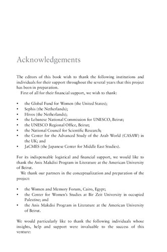 Arab Feminisms: Gender and Equality in the Middle East