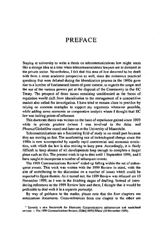 Competition Law and Regulation in European Telecommunications