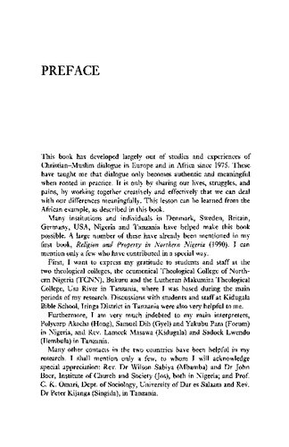 Christian—Muslim Relations in Africa: The Cases of Northern Nigeria and Tanzania Compared