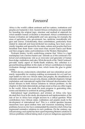 Africa: Mapping New Boundaries in International Law