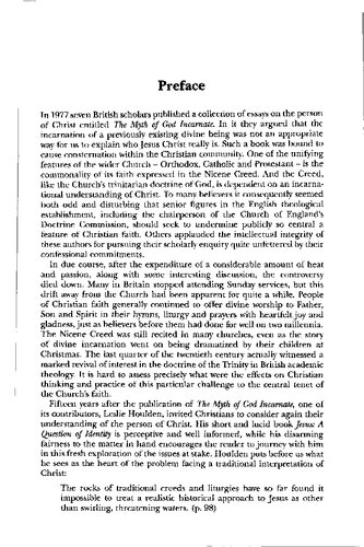 Incarnation and Inspiration: John Owen and the Coherence of Christology