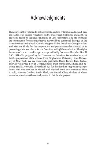 Riefenstahl Screened: An Anthology of New Criticism