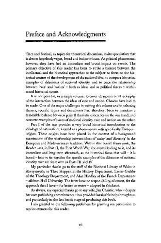 Race and Nation: A Reader