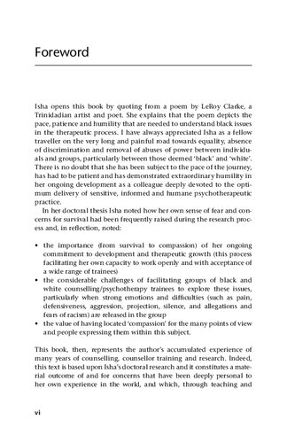 Black Issues in the Therapeutic Process