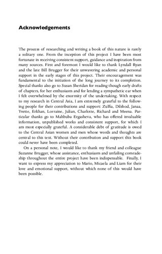 Lost Voices: Central Asian women confronting transition