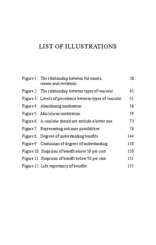 Sharīʿa and the Concept of Benefit: The Use and Function of             Maṣlaḥa in Islamic Jurisprudence