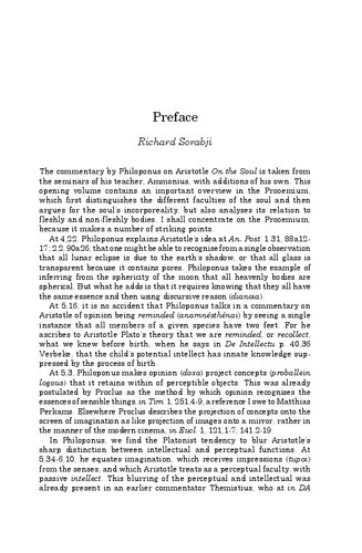 Philoponus: On Aristotle On the Soul 1.1-2