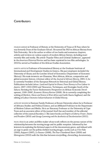 Film and the End of Empire