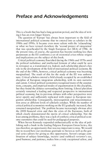 The European Union and Global Capitalism: Origins, Development, Crisis