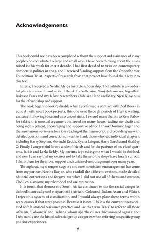 South Africa, Settler Colonialism and the Failures of Liberal Democracy