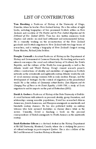 A Global Clan: Scottish Migrant Networks and Identities Since the Eighteenth Century