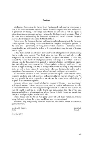 Intelligence Law and Policies in Europe: A Handbook