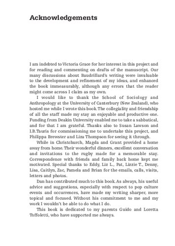 Baudrillard Reframed: Interpreting Key Thinkers for the Arts