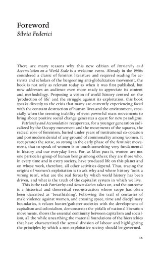 Patriarchy and Accumulation on a World Scale: Women in the International Division Of Labour