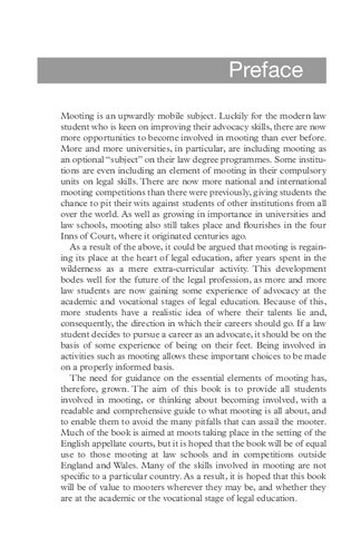 a practical guide to mooting