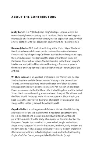 Black British History: New Perspectives