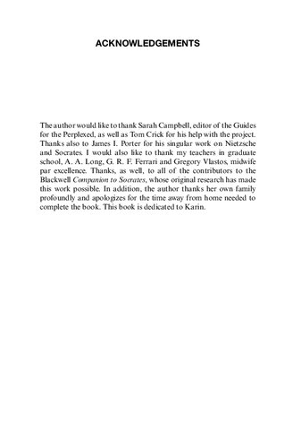 Socrates: A Guide for the Perplexed