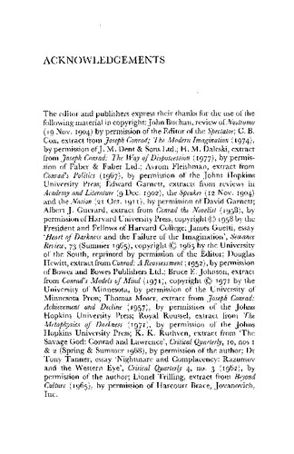 Joseph Conrad: Heart of Darkness, Nostromo and Under Western Eyes