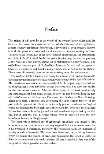 Country House Brewing in England 1500–1900